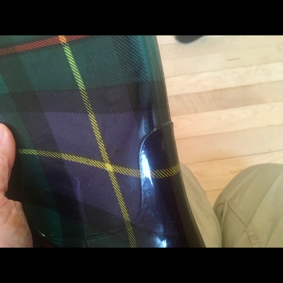 Ralph Lauren - Rossalyn ll Tartan rain boot sz 5 - Picture 11 of 15